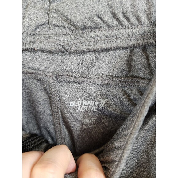 Old Navy Active Mens M Black Gray Go Dry Workout Shorts Activewear - Picture 5 of 5